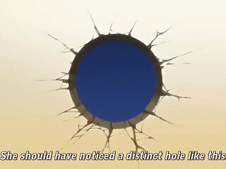 Hentai meios irm&atilde_os encontram um glory hole