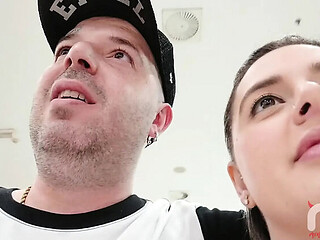 Monica Lima Surprise Blowjob in Car with Giant Clit Brazilian Cutie
