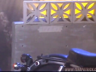 Photoshoot Smoke and Bike Featuring Tera Patrick