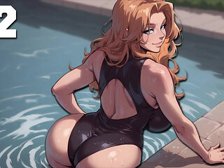 My New Girlfriend #2 - Red Head Step Sis Shows Her New Swimsuit. You can see her big ass and big tits