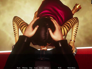 Furrhouse 1: David Mouth-fucks Asha Before Daisy & Throat Cum