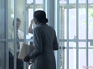 Tera Patrick watches Lucy Lee sucks multiple cocks