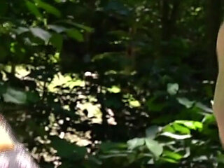 Green Haired Nymph Fucked in the Forest