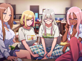 Reverse Gangbang: 3 Horny Girls Dominate & Creampie Boy