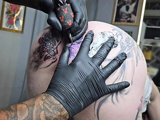 STARTING THE DAY WITH A CHANGE IN MY ANAL TATTOO 2