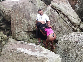 The Husband's Dream: Trans Bb Gets Creamped and Drills the Wife in Paradise