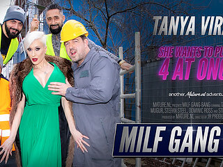 Hot Big Breasted Milf Tanya Virago Is The Center Of A Good Hard Gang Bang