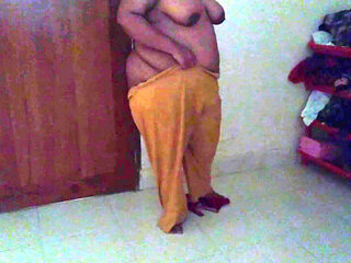 My Stepson Give Me Anal Fuck, When I Was Cleaning My Room in Night