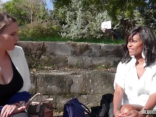 French Ebony Serena Black Casting - Frenchy