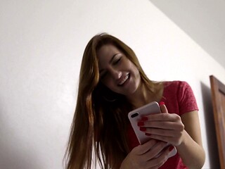 Stuck petite teen stepsister gets fucked