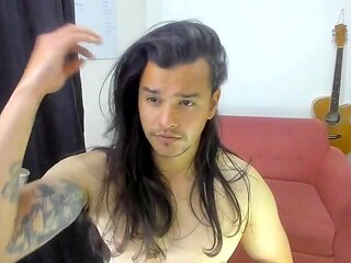 Solo, hairy, getting off