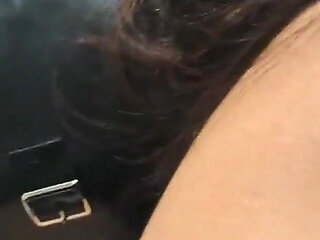 MILF Takes Cock in Her Mouth Upside Down, POV