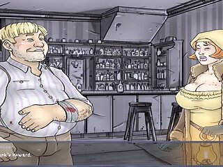 Let's dive into this visual novel hentai game with a sexy redhead and big boobs