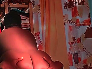 Big Booty Granny Ass Riding My Big Dick Slowly