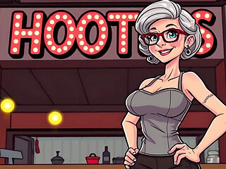 Hooters Cartoon Art