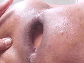 A muslim wife fuck her husband ass by toy and hand in her ass hole.