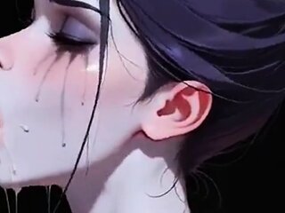 Hentai Girl Blows a Big Dick