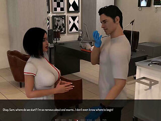 Naughty Nurse Gives Private "hands-on" Anatomy Lesson & Special Oral Exam - Medical Special Care - by 10ki