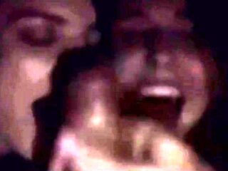 2 Stepsisters Suck Cock in a Theater - Amateur POV Blowjob