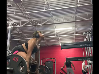 Bobbi Jo sweating in her socks
