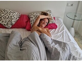 Horny Guy Visiting Friends Wife After He Has Left From Home And Making A Pov Video For Him