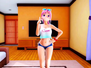[MMD R-18]Izumi Strip Dance and Sex(Made by Enieu)