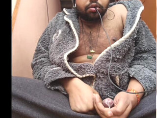 Indian Ismart boy Ismaatdeva' self masterbating at watching hot scenes