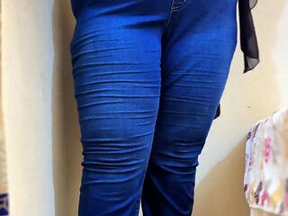 PAWG Shy Teen Employee Masturbat in Office When Boss Is Next Desk