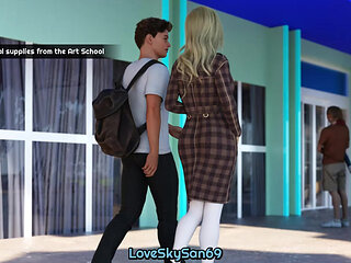 Part 9 - Helping My Busty Petite Step Sister in a Student Outfit by Loveskysan69