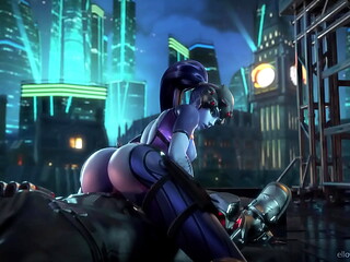 Widowmaker x Reaper cogiendo duro NSFW Overwatch