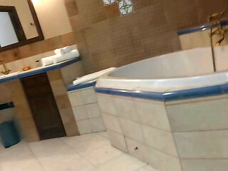 Backstage "she Peed and Wiped Her Wet, Hairy Pussy