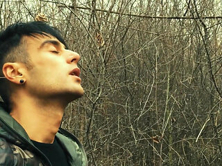 Arab Is Jerking off and Cumshot Is Making Nice dropping of Cum Sound