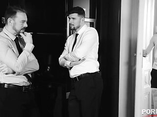 Horny Rich Bitch Eden Ivy DPd by Her Stud Body Guards GP2294