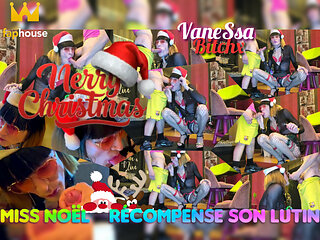 Miss Christmas Rewards His Elf with a Good & a Facial Cumshot. Merry Christmas Vanessabitchx Parischiennetrvprod