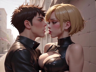 Blue-eyed Blonde Does Anything You Want