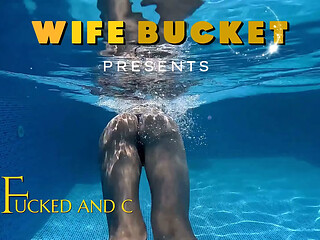 Wifebucket Amateurs - Fucked and creamed by the pool
