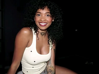 Ebony Latina Seduced Him With Her Smile