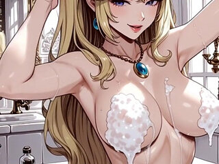 100. Princess Peach Take a Bath (ai Animation)