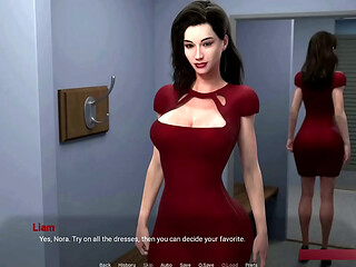 Away From Home 7 Liam and Eva Risky Bedroom Secret Visual Novel Gameplay