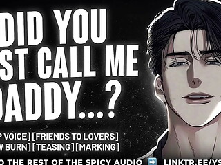 [M4F] Accidentally Calling Your Roommate Daddy. (Audio Porn)