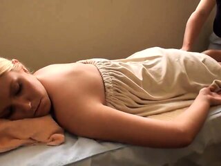asian guy massages and fucks seductive blondie