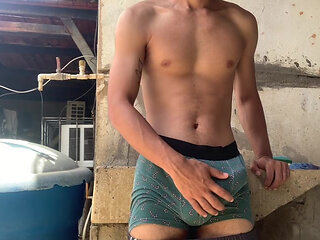 Daddy, dance with your cock in my face - youngpower - solo boy