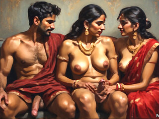 Sharing indian girl friend with my colleagues desi office sex threesome