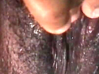 Hot Ebony Beauty Enjoys a Private Intimate Solo Moment
