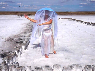 White Silence on Salt Lake Elton