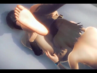 Final Fantasy Hentai - Yuffie Sex at Hospital Bed - Japanese Asian Manga Anime Film Game Porn