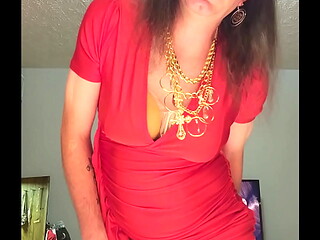 Busty Sissy Cumming
