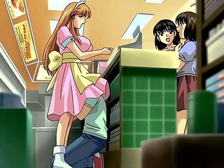 Step Brother Fingers Step Sister in Public - Uncensored Hentai Anime with Big Tits & Squirting