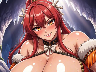 Warrior Amazon Ai Girl Show Pussy and Boobs