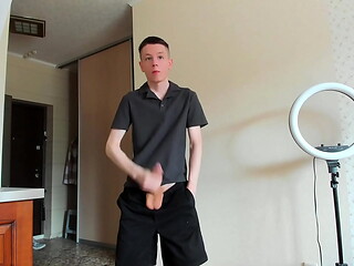 Playful Boy Yanks Swollen Stiff For Cum Holocaust